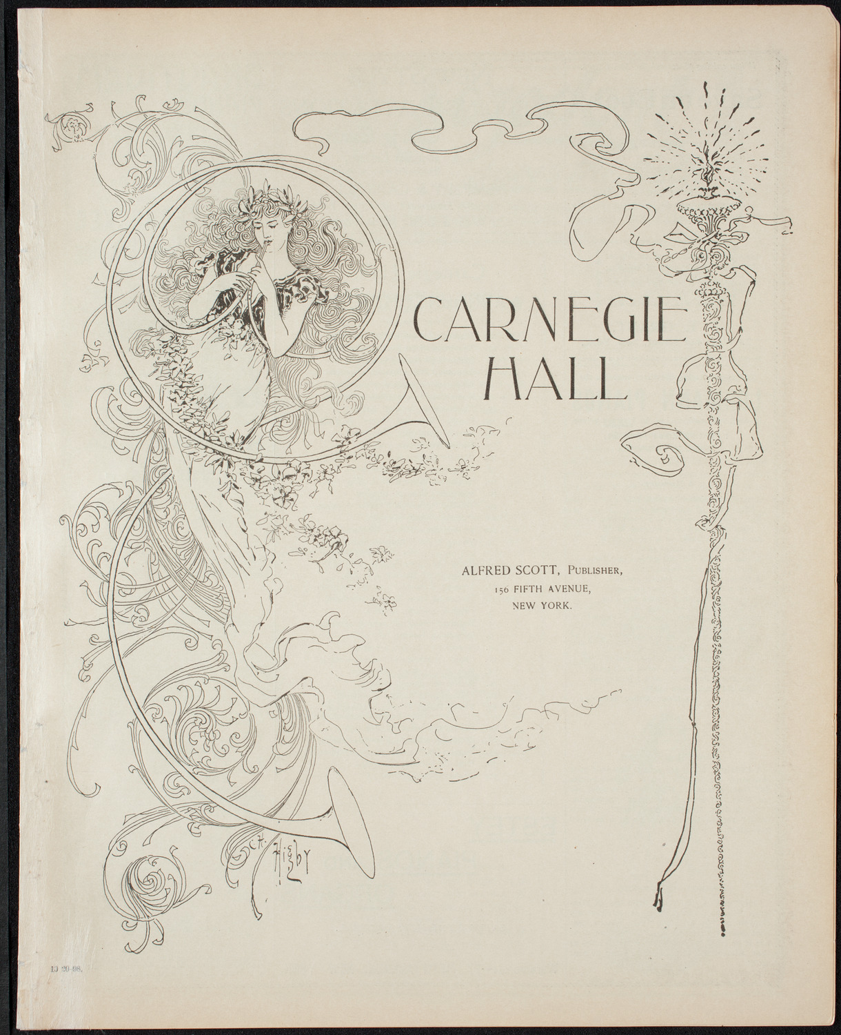 Luther League of America National Convention Rally, October 20, 1898, program page 1