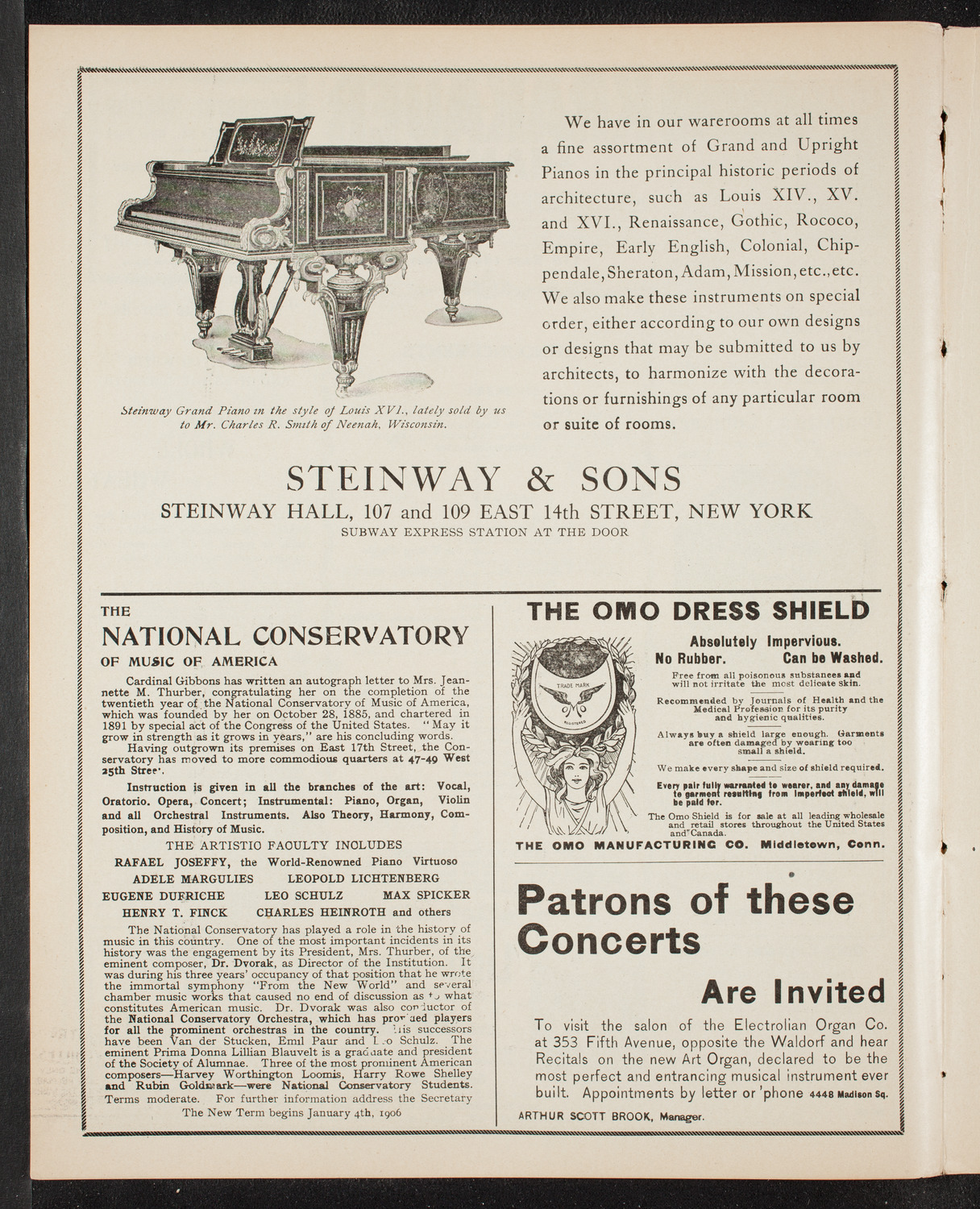 Russian Symphony Society of New York, December 30, 1905, program page 4