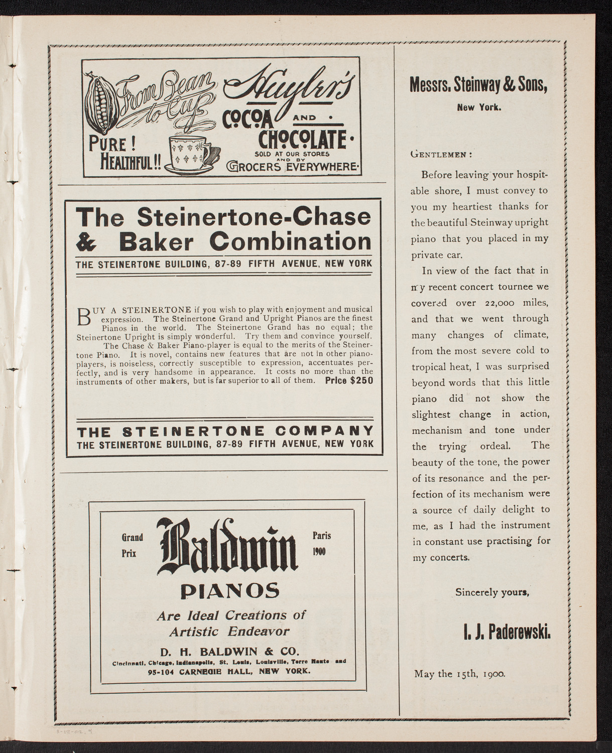 Oratorio Society of New York, March 18, 1902, program page 7