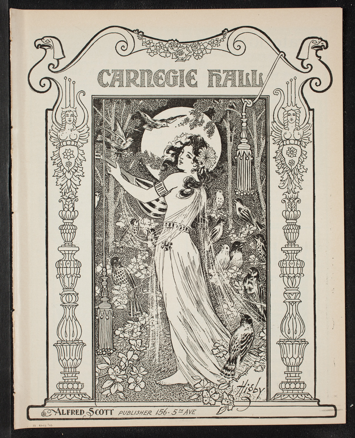 Musical Art Society of New York, December 14, 1905, program page 1