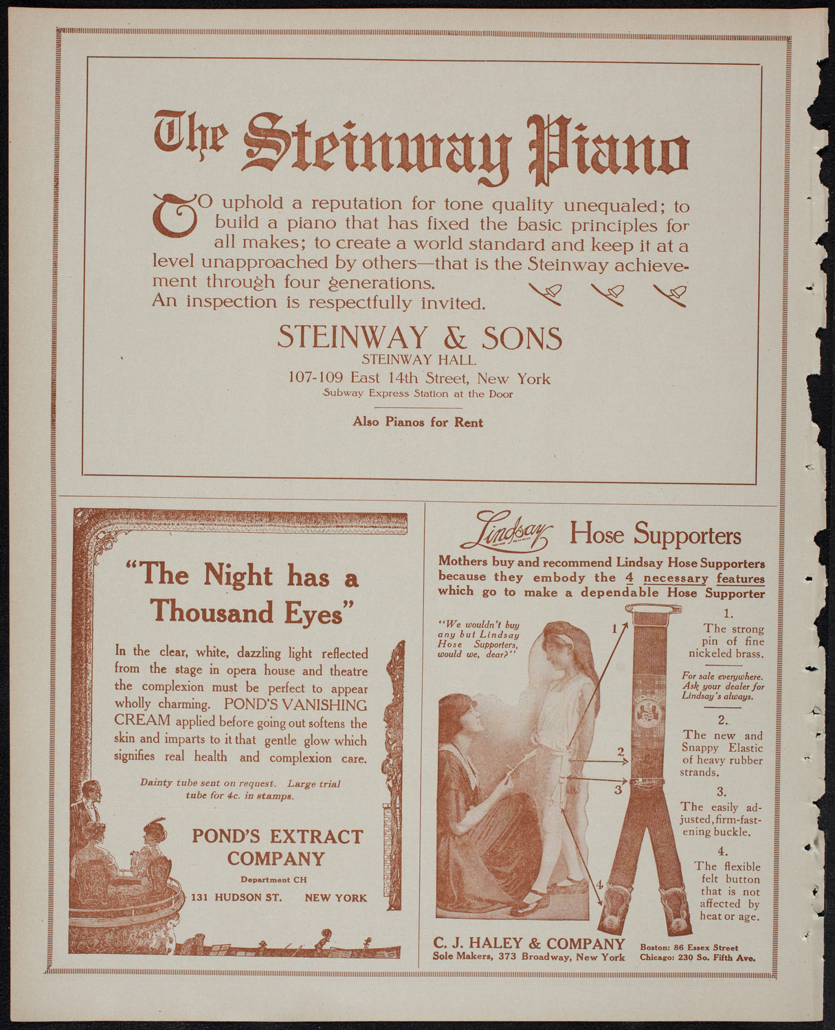 Elmendorf Lecture: Java, November 24, 1913, program page 4