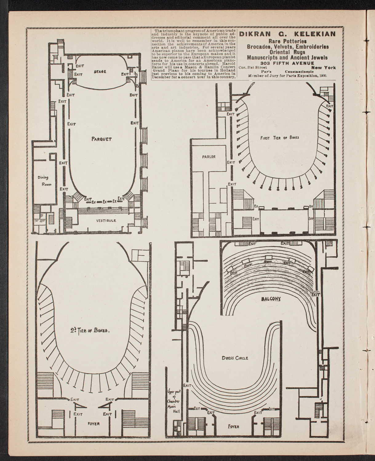 Jan Kubelik, Violin, with Maria Victoria Torrilhon, Piano, March 21, 1902, program page 4