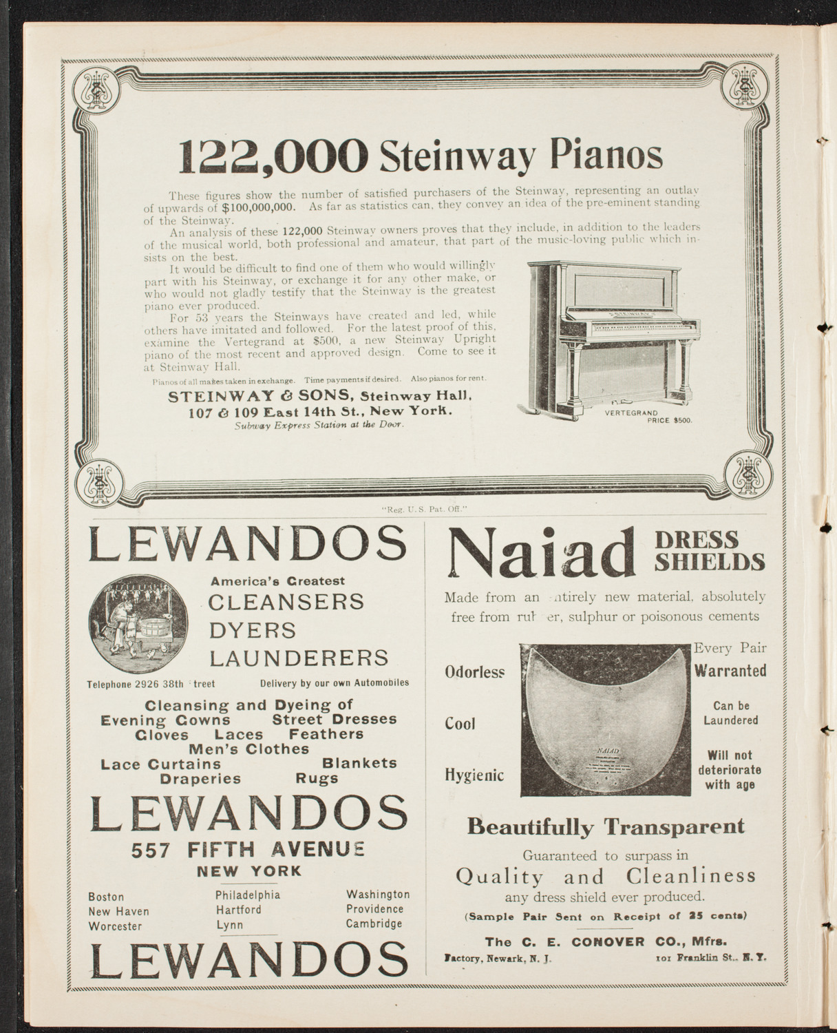 National Arbitration and Peace Congress, April 15, 1907, program page 4