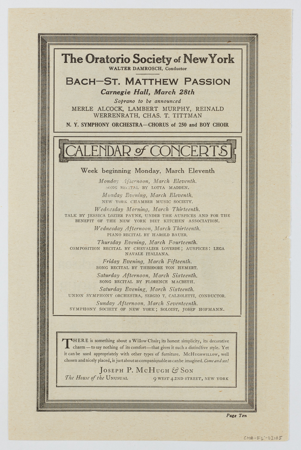 Maggie Teyte, Soprano, February 28, 1918
