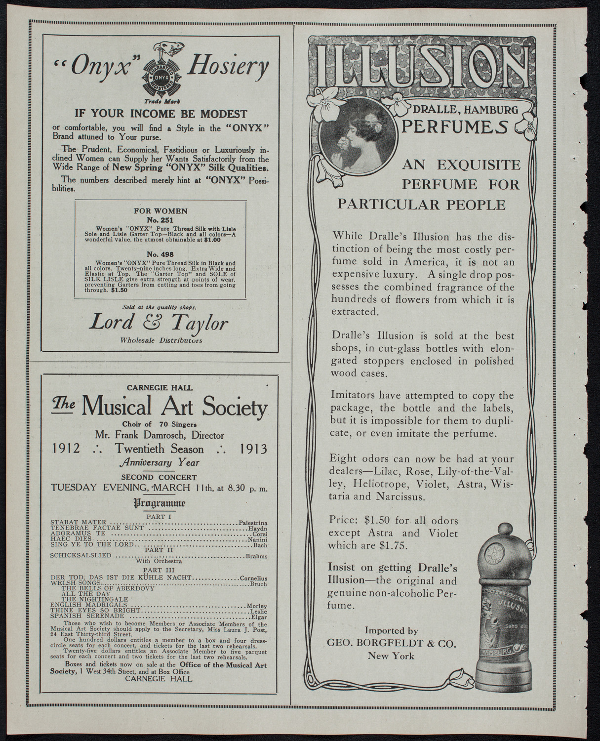 New York Philharmonic, February 9, 1913, program page 8