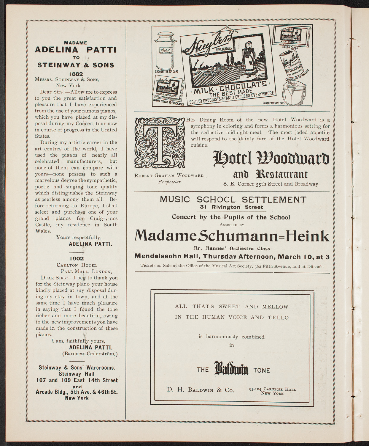 New York Banks' Glee Club, February 11, 1904, program page 4