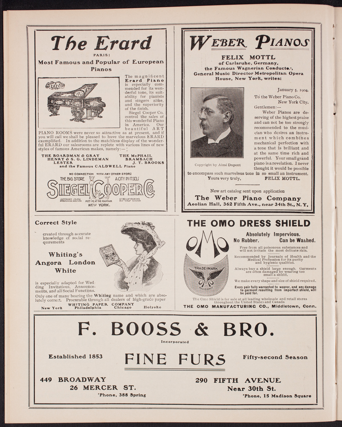 Sousa and His Band, December 27, 1904, program page 6