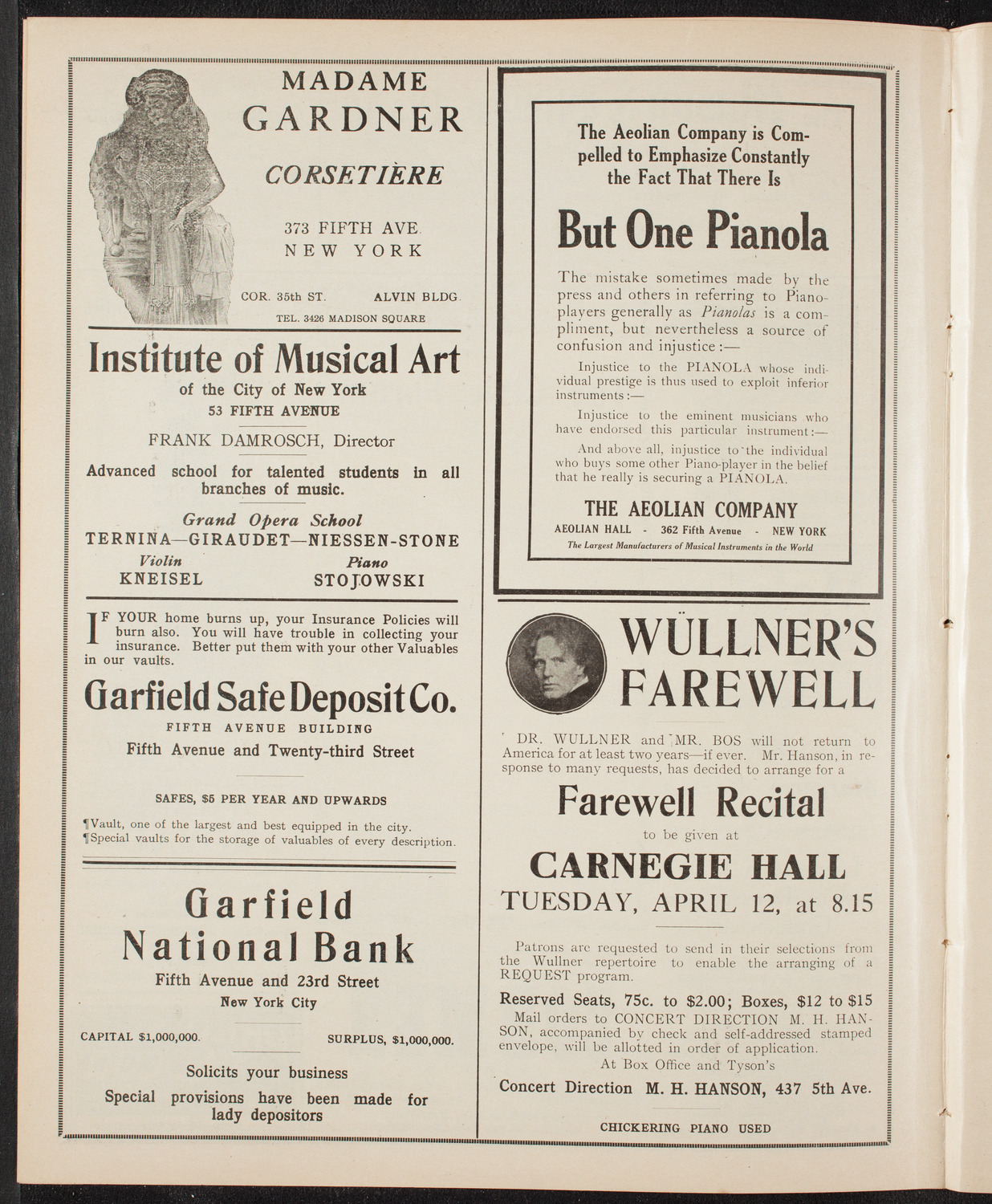 The Civic Forum, featuring Sir Ernest Shackleton, March 29, 1910, program page 6