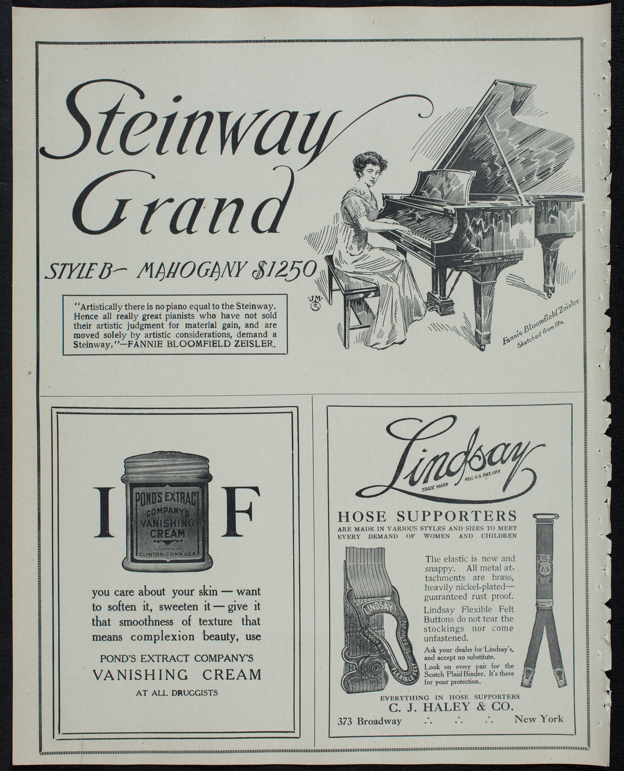 Memorial: Samuel Sullivan Cox, May 25, 1913, program page 4