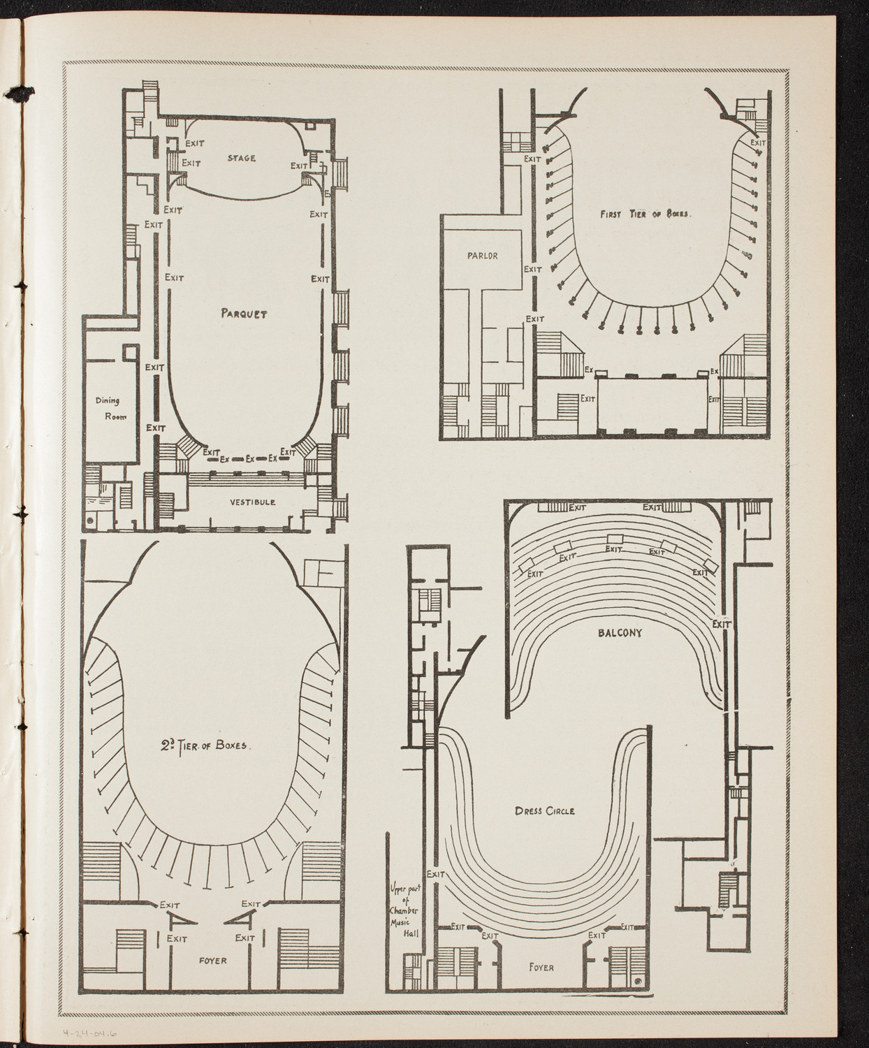 People's Singing Classes, April 24, 1904, program page 11