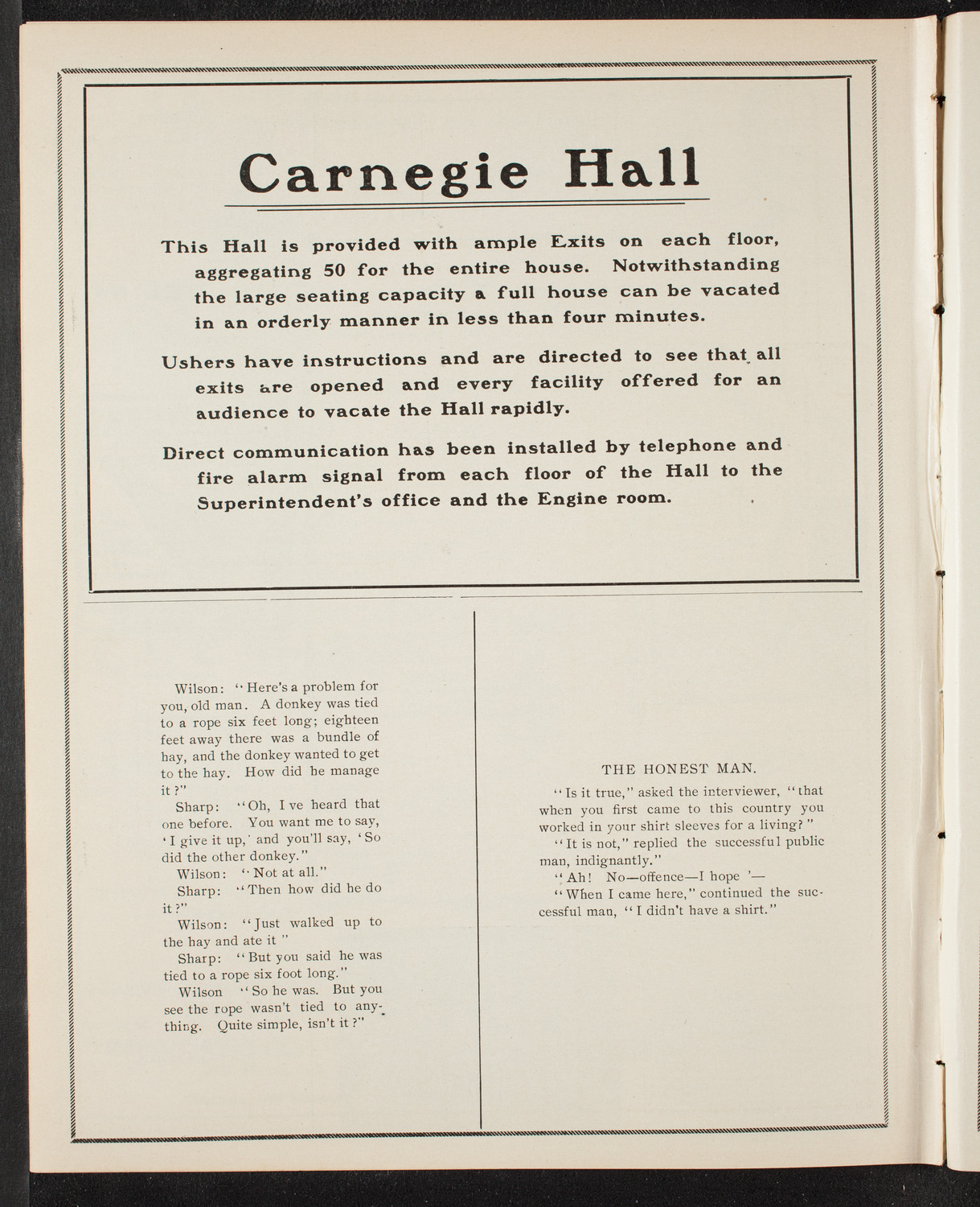 Christiana University Norwegian Student Chorus, May 18, 1905, program page 10