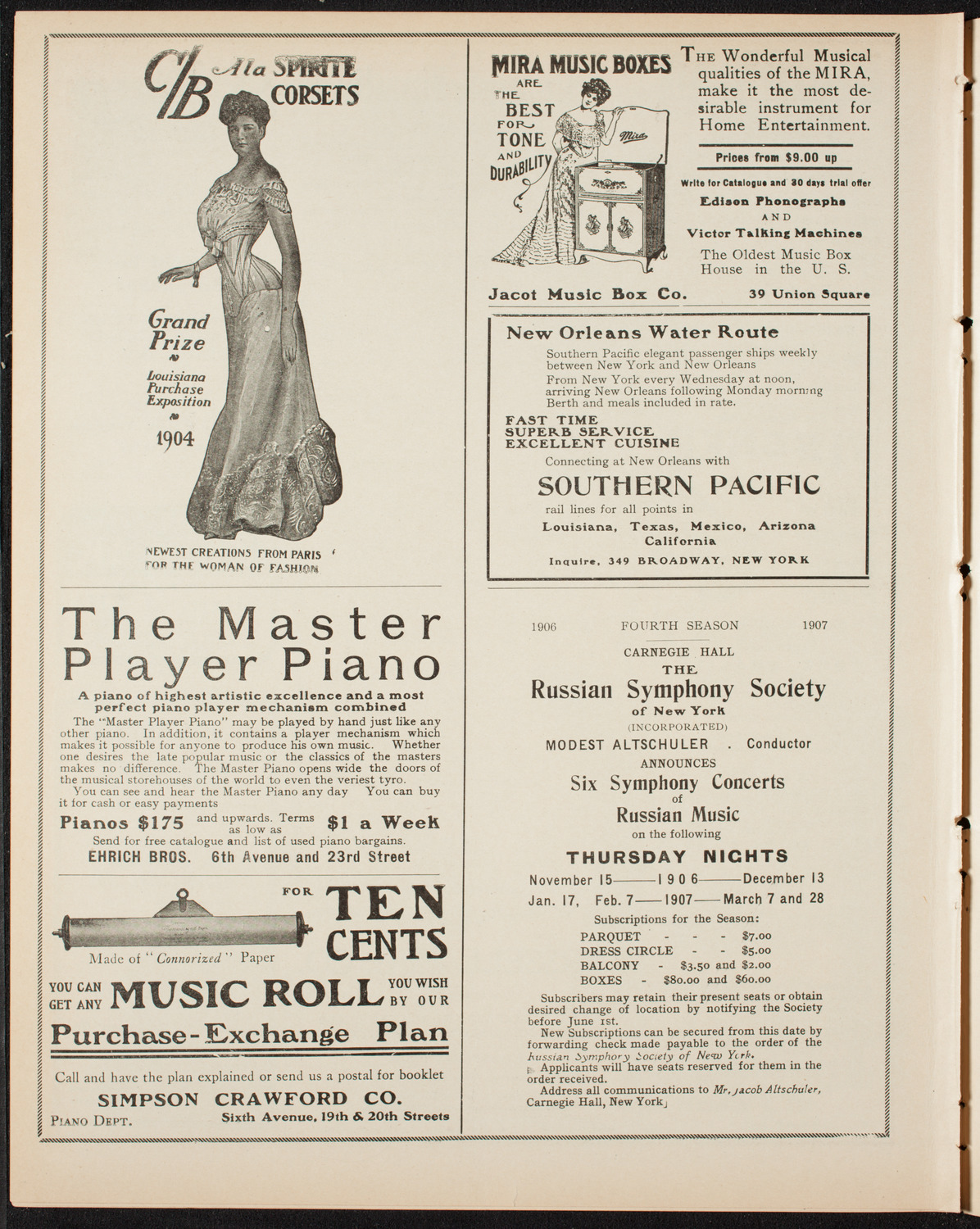 Lecture by Burr McIntosh, May 13, 1906, program page 8