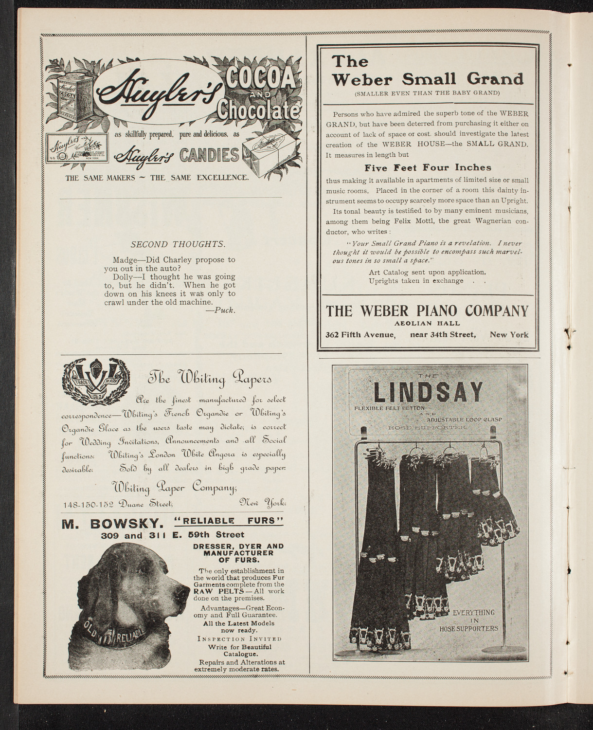 Jan Kubelik, Violin, with the New York Symphony Orchestra, November 30, 1905, program page 6