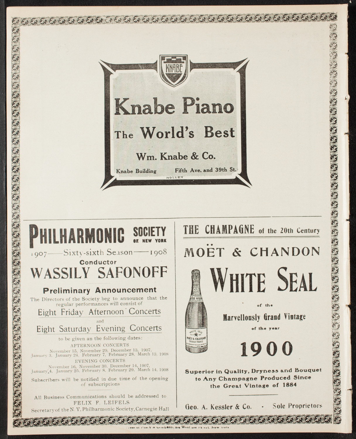 National Arbitration and Peace Congress, April 17, 1907, program page 12