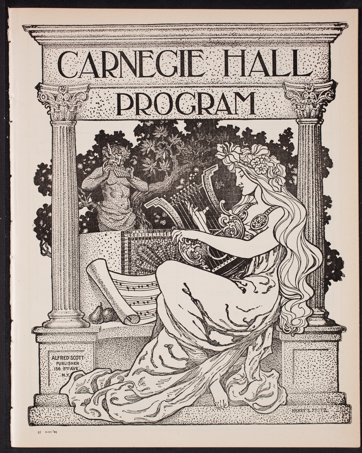 Franz von Vecsey, Violin, January 10, 1905, program page 1