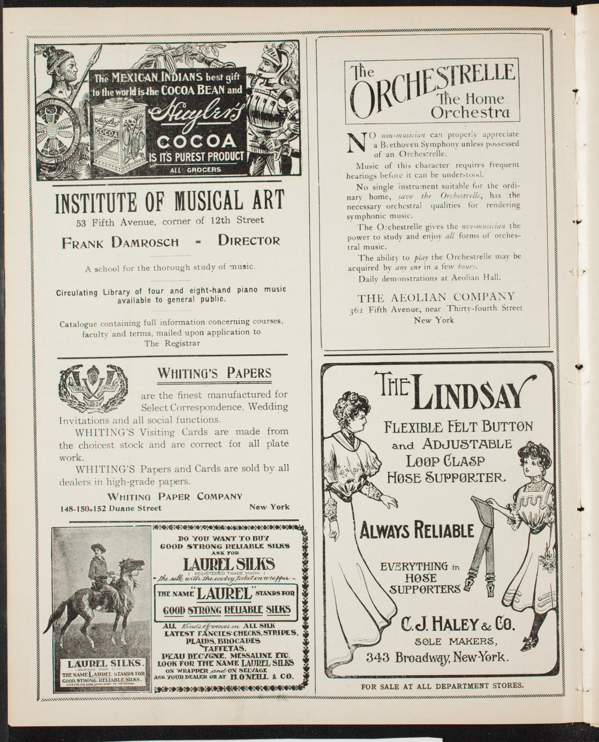 Russian Symphony Society of New York, February 28, 1907, program page 6