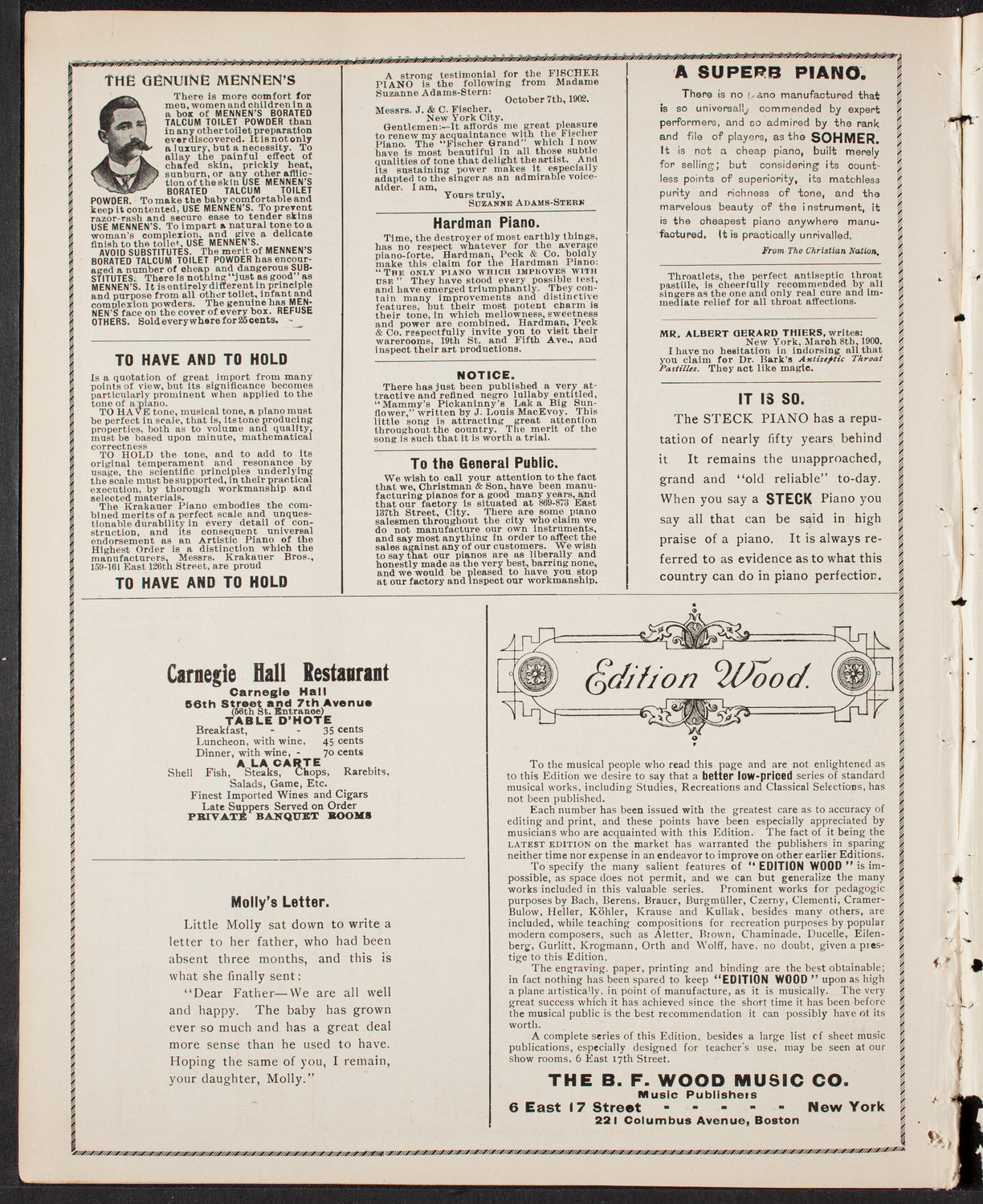 Graduation: Manhattan College, June 23, 1903, program page 8