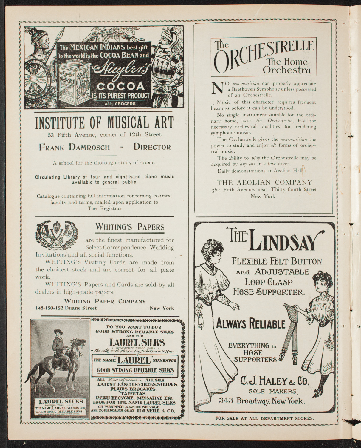 Volpe Symphony Society of New York, March 3, 1907, program page 6