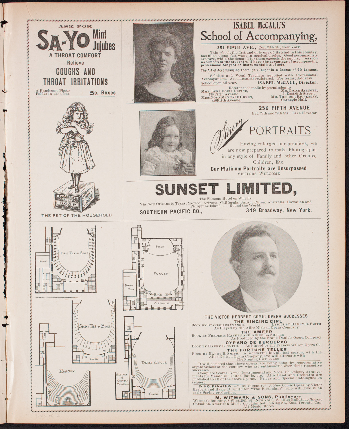 Pittsburgh Symphony Orchestra, January 23, 1900, program page 3