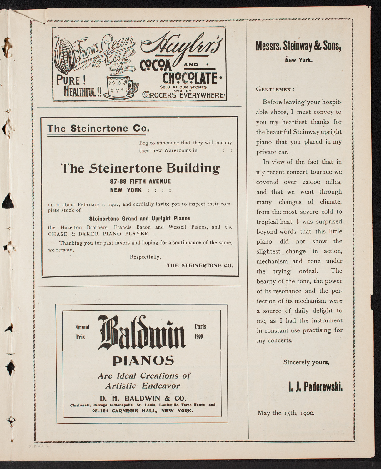 Hampton Negro and Indian Folk Lore Concert, March 7, 1902, program page 7