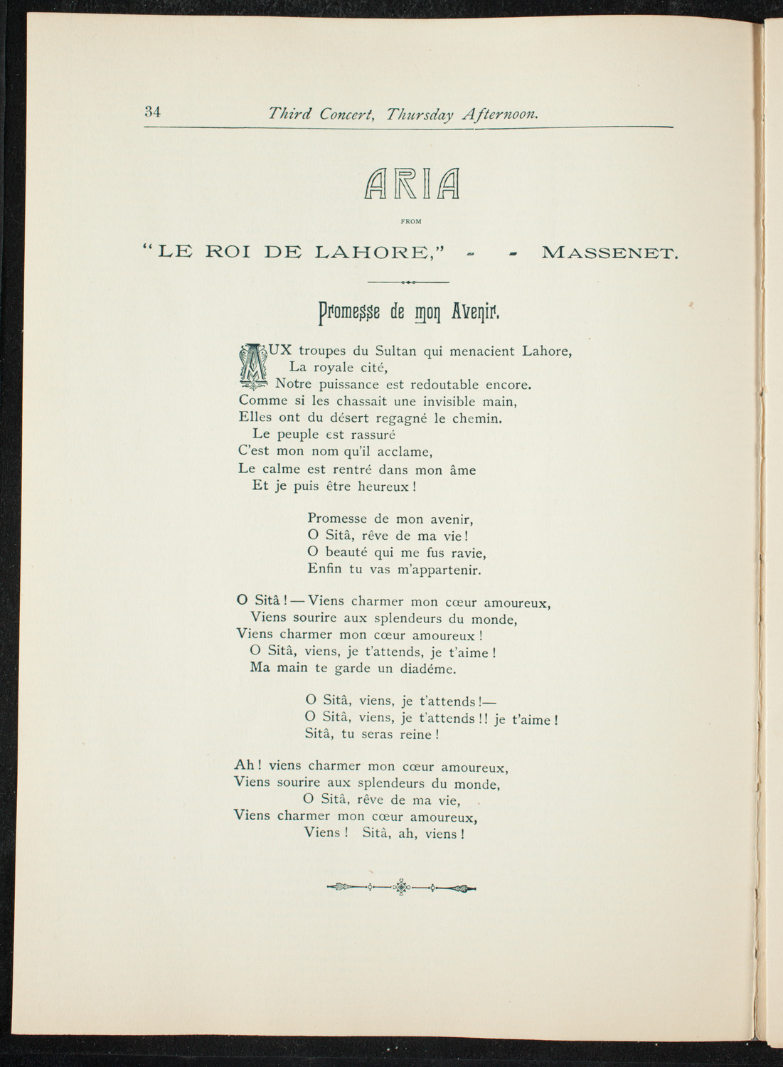 Opening Week Music Festival: Opening Night of Carnegie Hall, May 5, 1891, program notes page 50