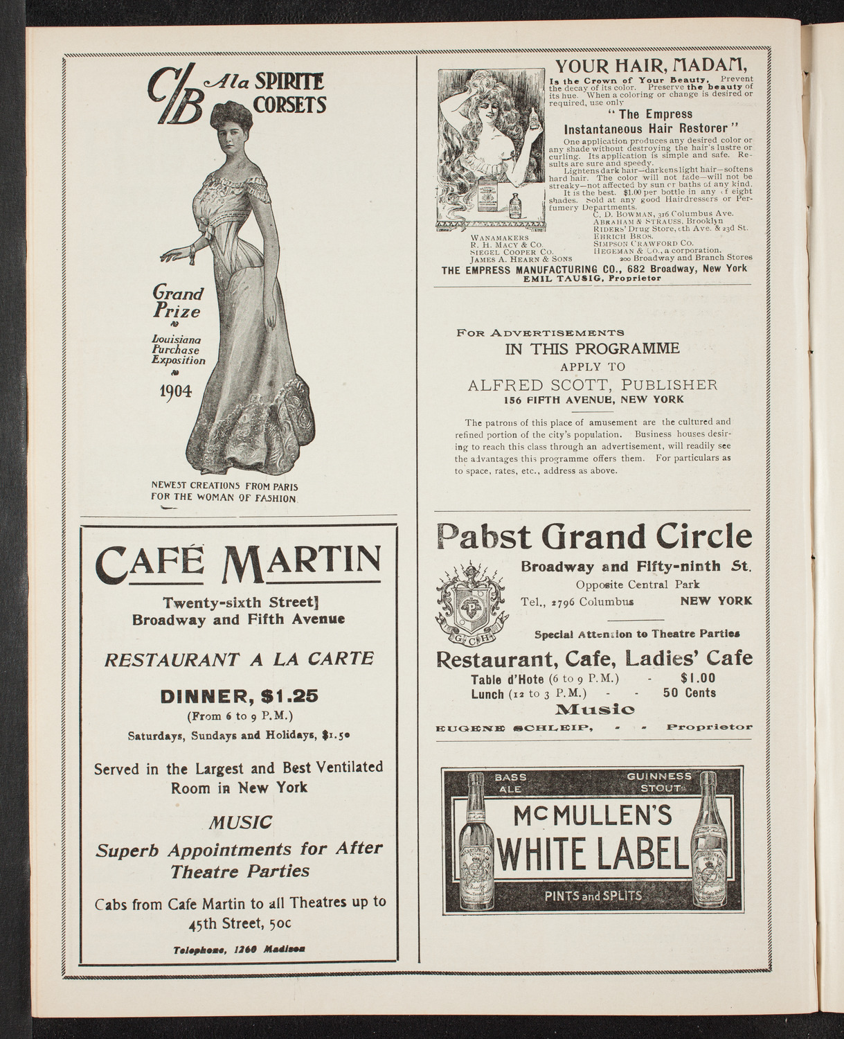 Burton Holmes Travelogue: Beautiful Ireland, April 2, 1905, program page 8