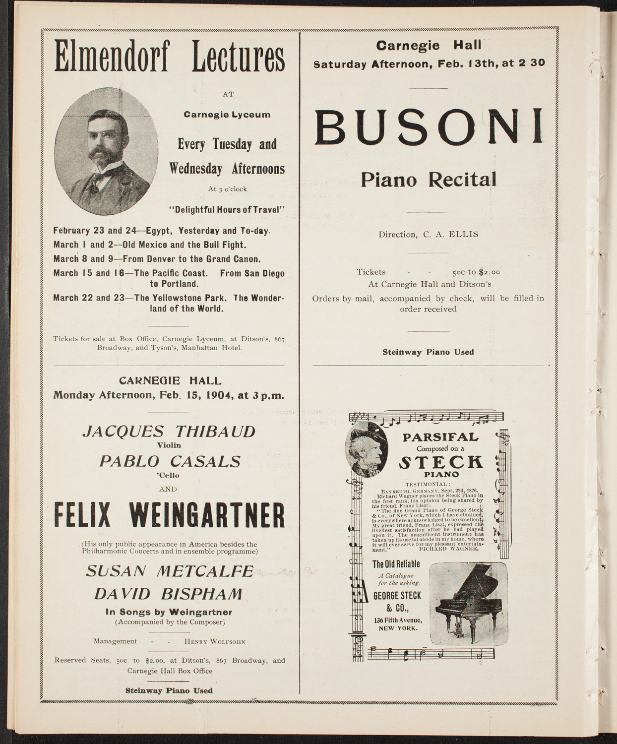 Symphony Concert for Young People, February 6, 1904, program page 8