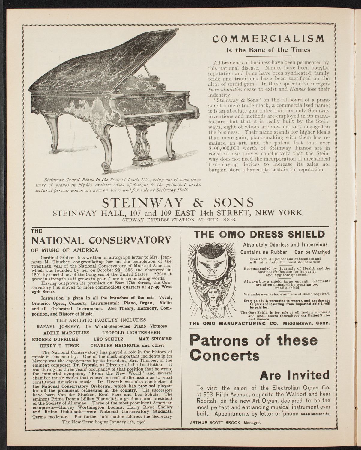Emma Calvé, Soprano, and Her Company, February 22, 1906, program page 4