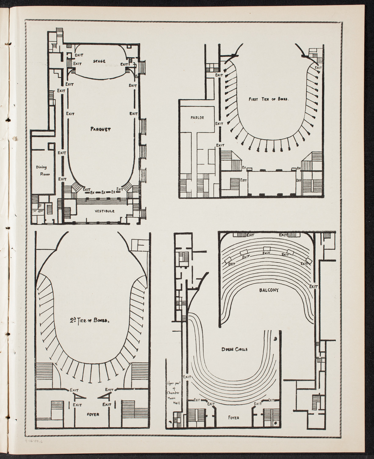 Advanced Singing Class of The People's Choral Union, April 26, 1903, program page 11