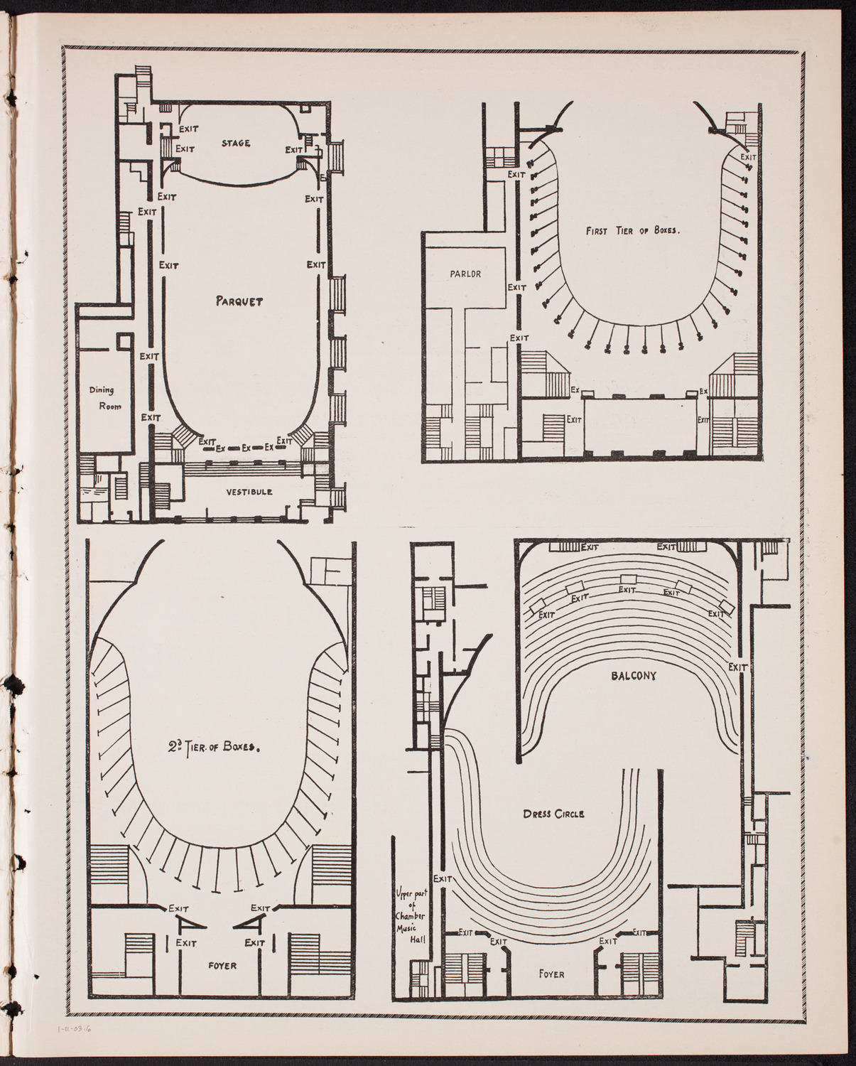 Kaltenborn Sunday Evening Concert, January 11, 1903, program page 11