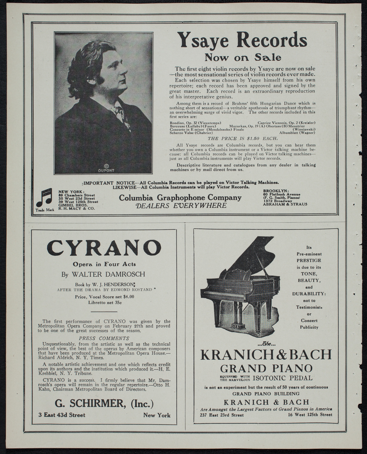 Lecture by Rev. T.J. Shealy, S.J., March 16, 1913, program page 6