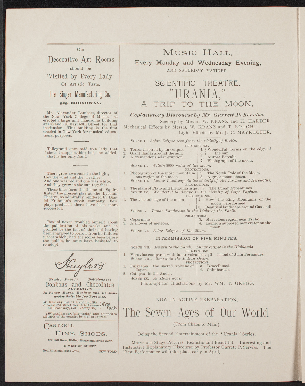 Arthur Hochmann and Arthur Hartmann, April 2, 1892, program page 4