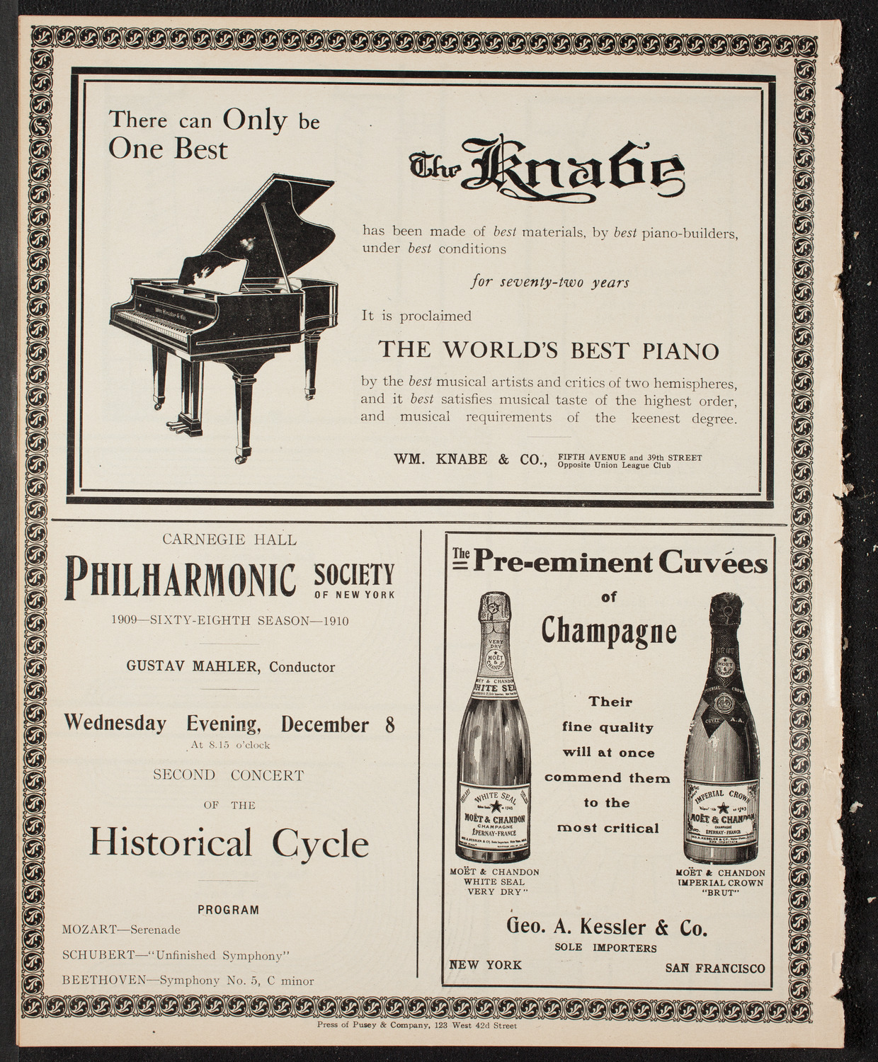 Symphony Concert for Young People, November 27, 1909, program page 12