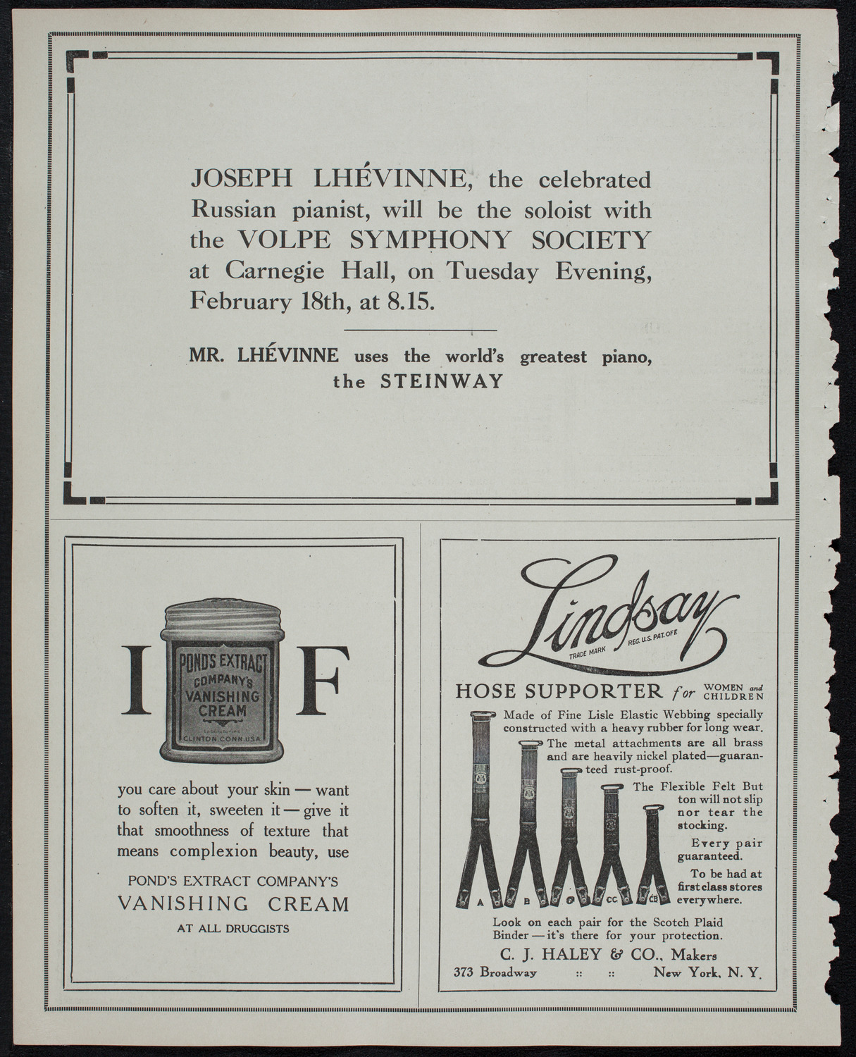 Burton Holmes Travelogue: Panama, February 17, 1913, program page 4