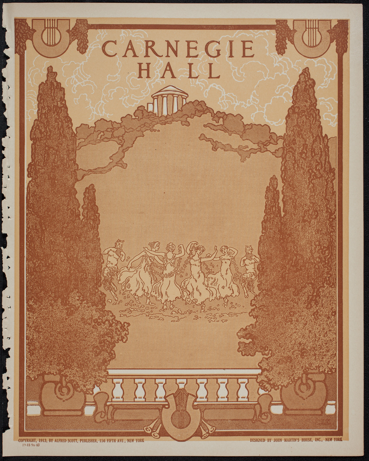 People's Symphony Concert, November 9, 1913, program page 1