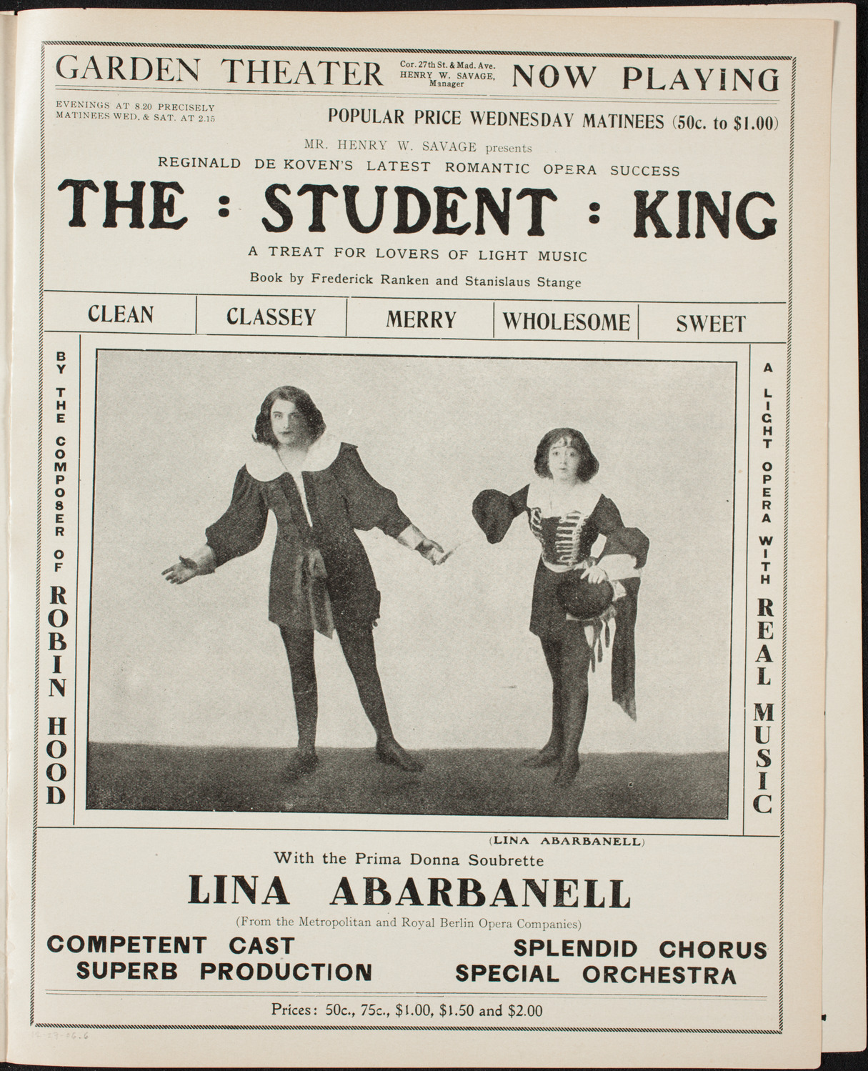 Oratorio Society of New York, December 27, 1906, program page 11