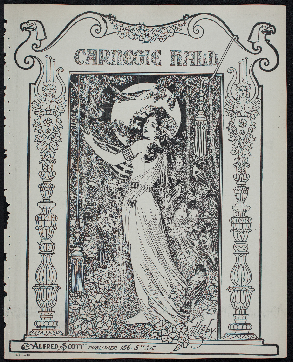 Alice Nielsen and John McCormack, January 19, 1913, program page 1