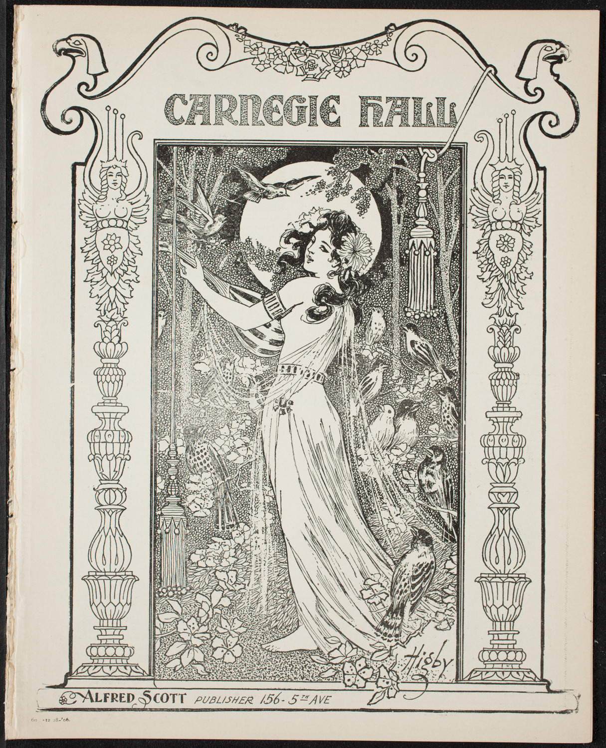 People's Symphony Concert, December 28, 1906, program page 1