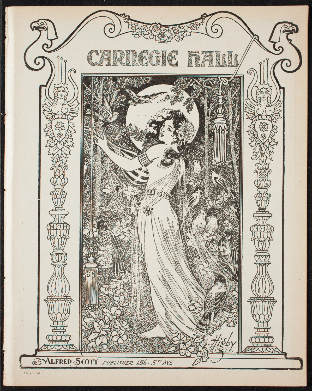 People's Choral Union of New York, April 16, 1906, program page 1