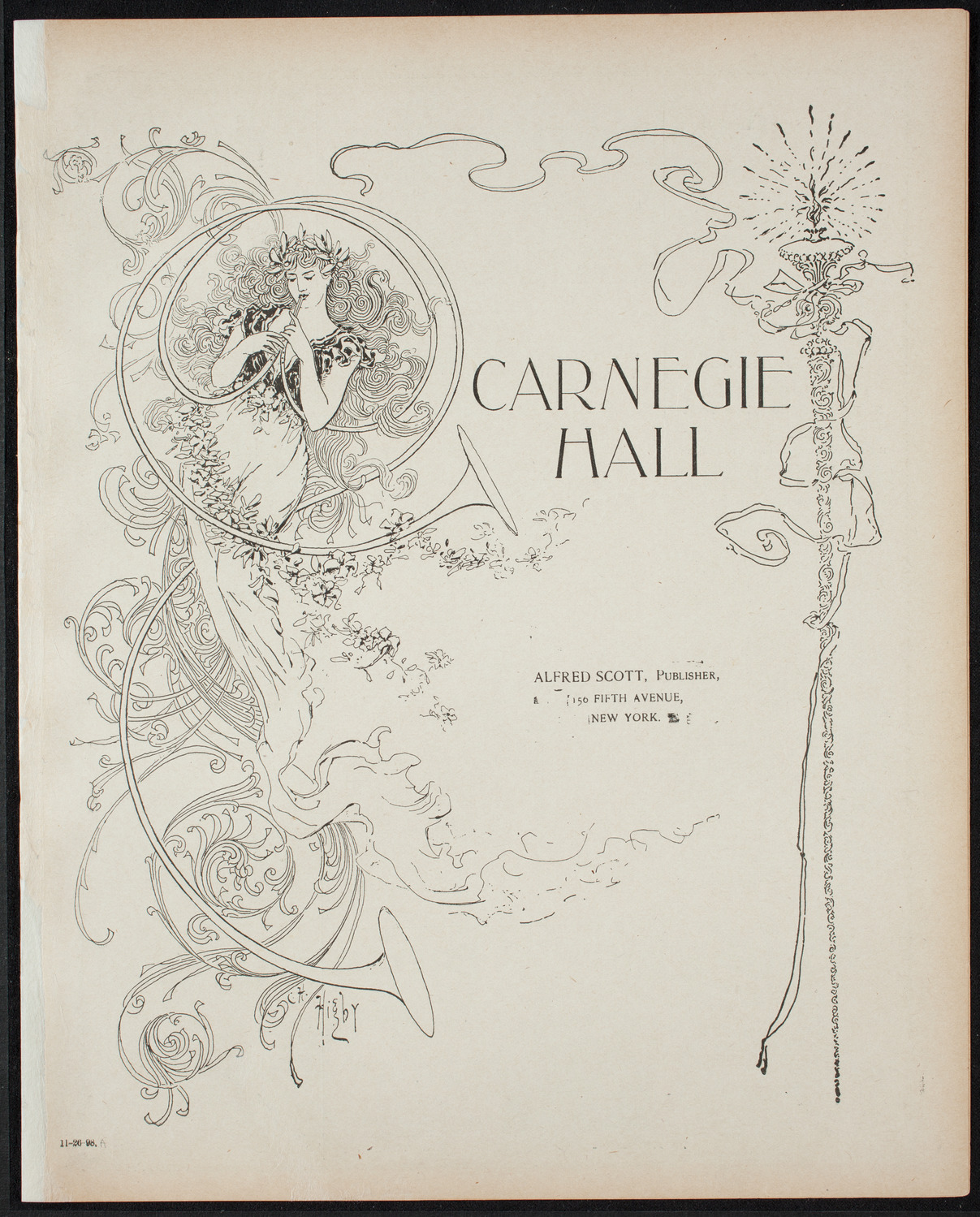 Symphony Concert for Young People, November 26, 1898, program page 1