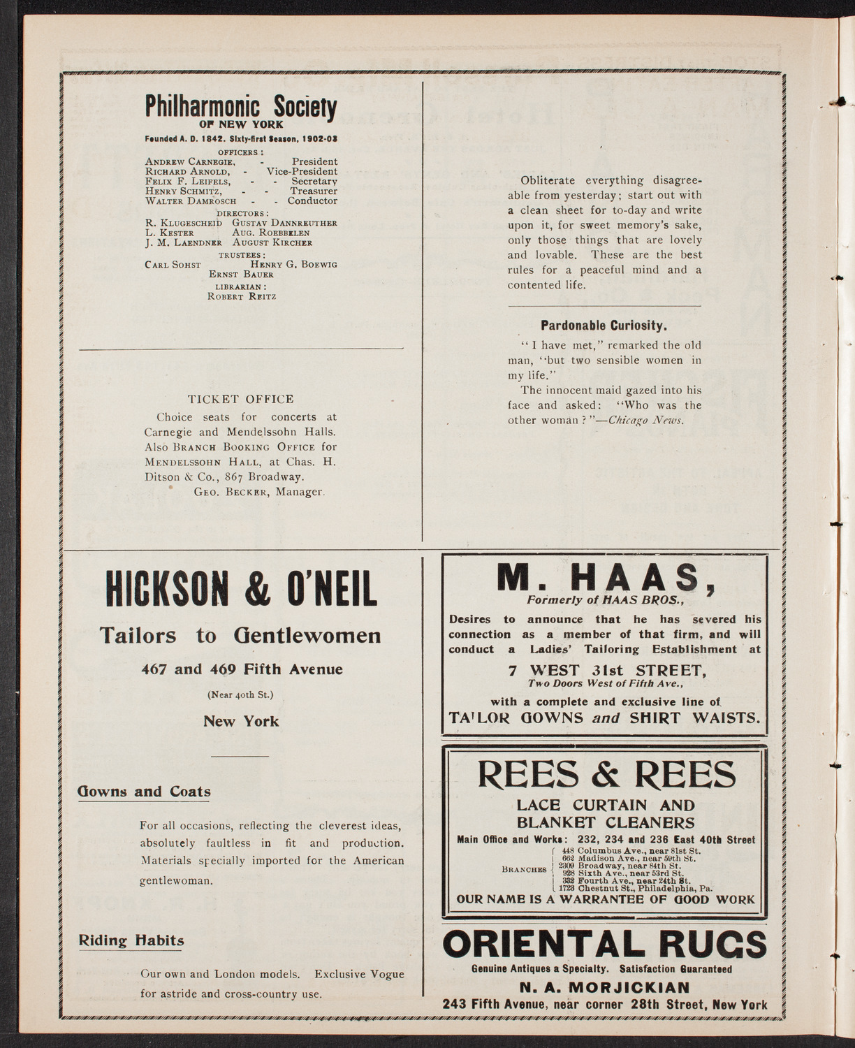 Graduation: College of Pharmacy of the City of New York, April 30, 1903, program page 8