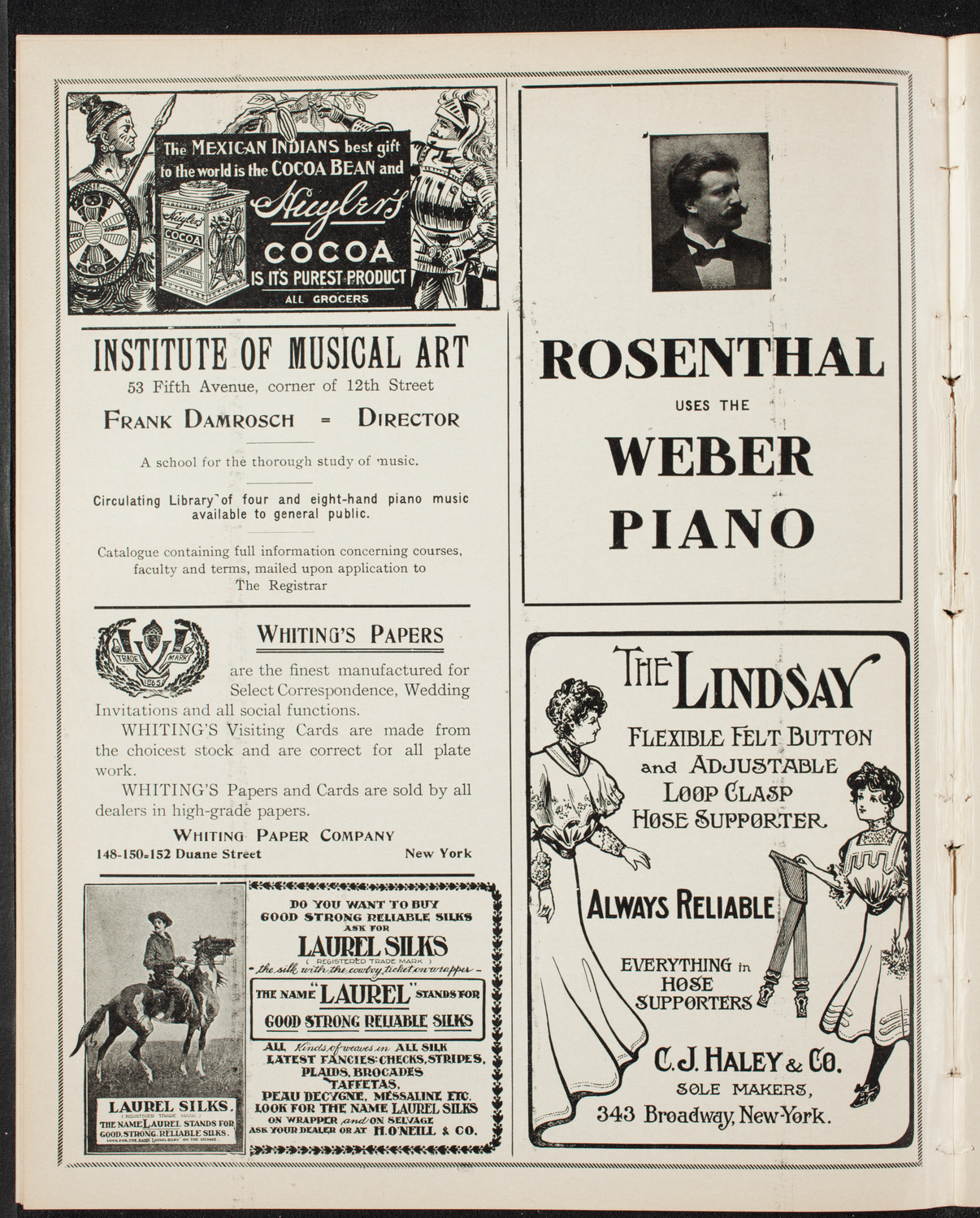 People's Symphony Concert, November 23, 1906, program page 6