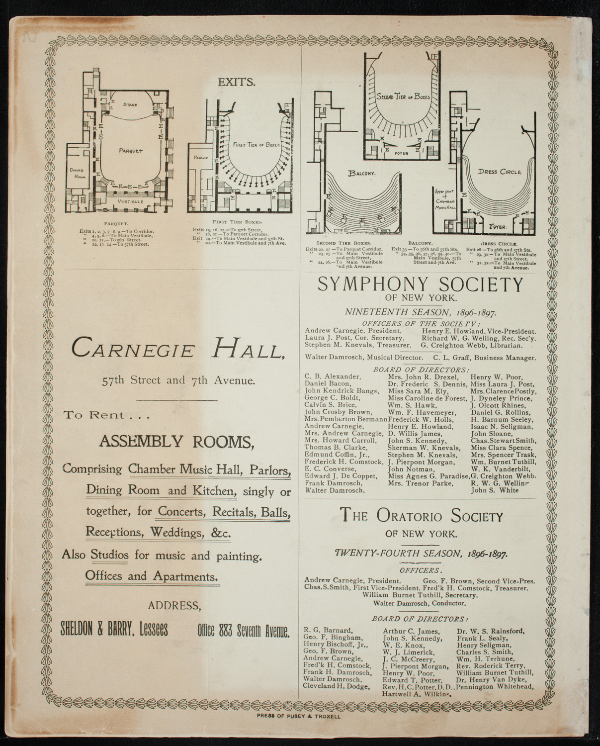 Graduation: Manhattan College, June 29, 1897, program page 8