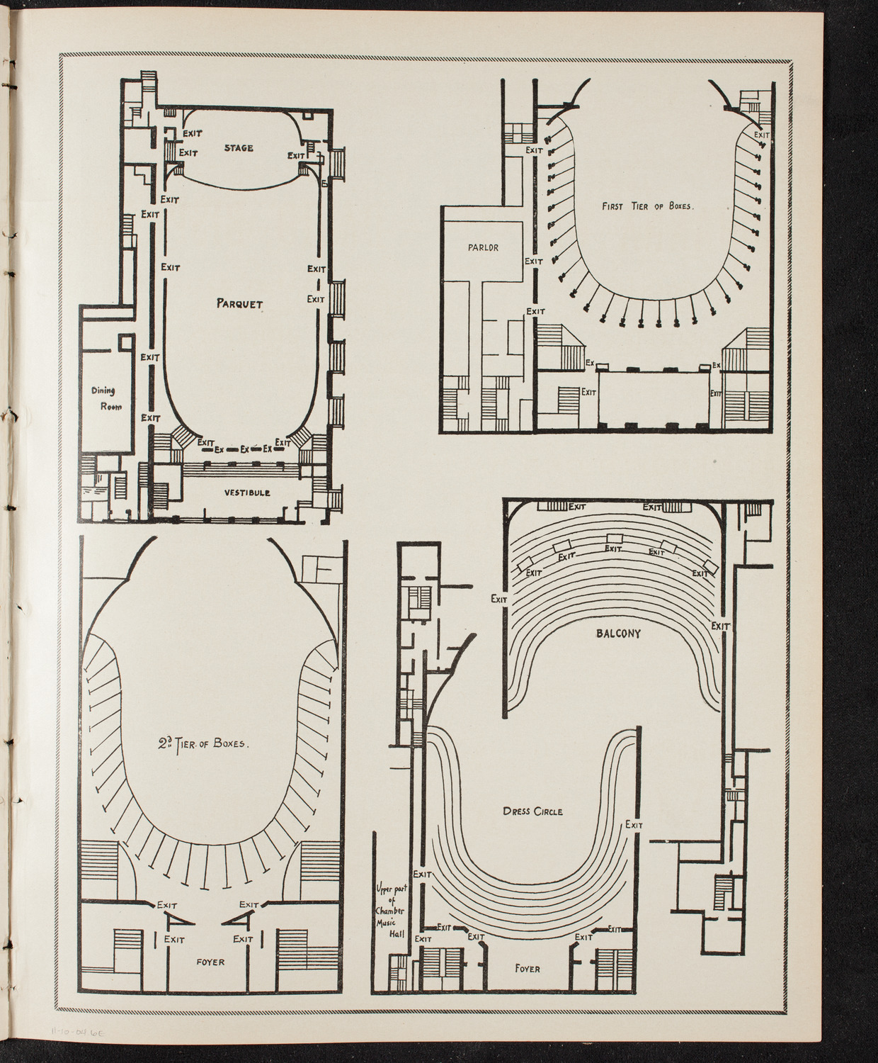 Lecture by Reverend Charles Wagner, November 10, 1904, program page 11