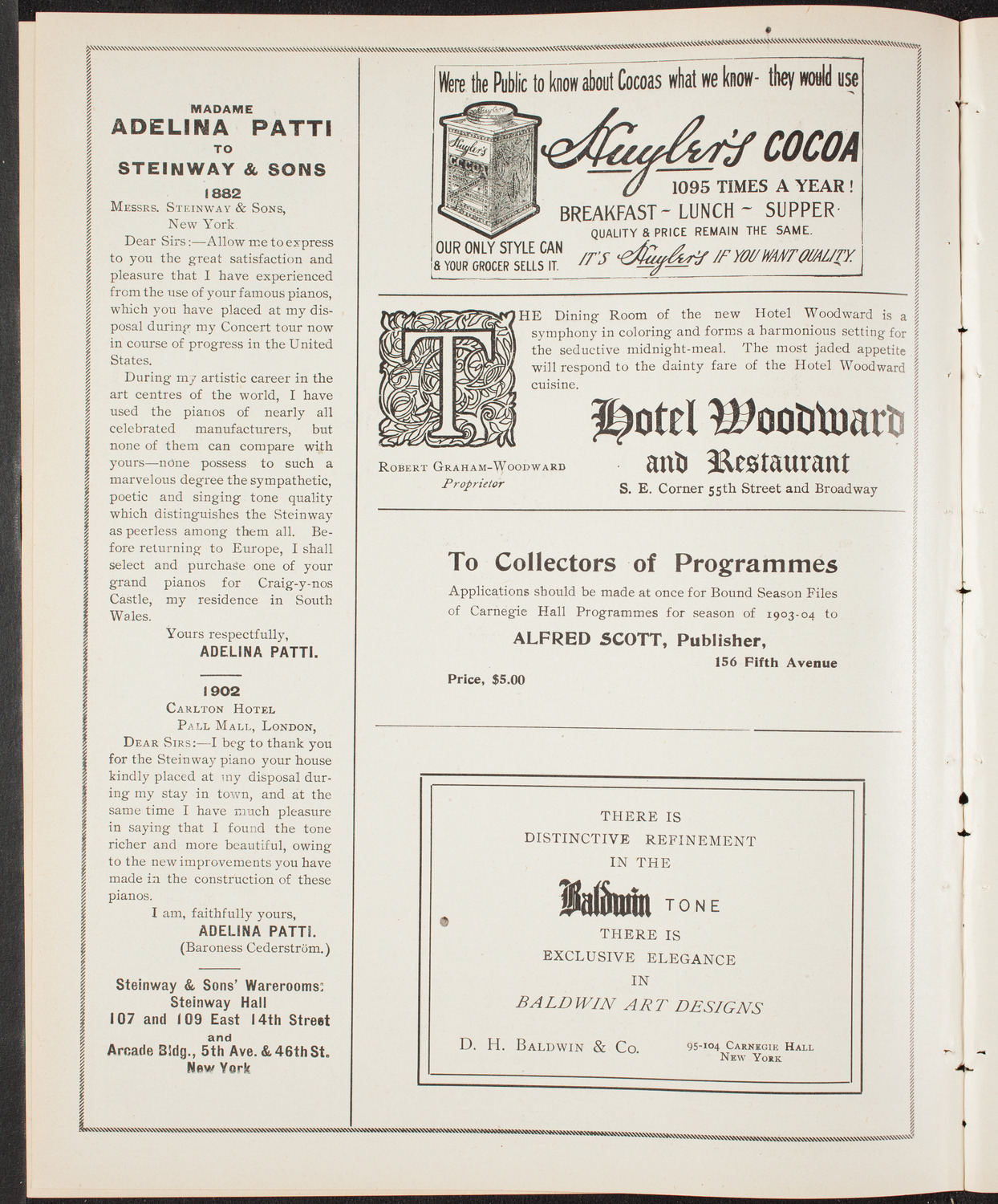 Oratorio Society of Brooklyn, April 29, 1904, program page 4