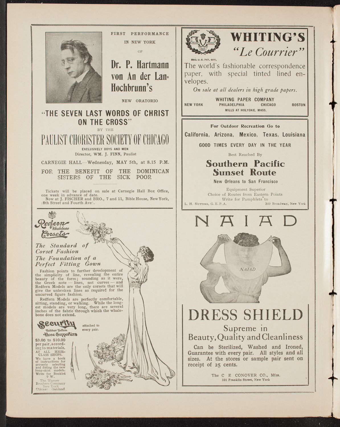 Gaelic Society: Feis Ceoil Agus Seanachas, April 18, 1909, program page 2