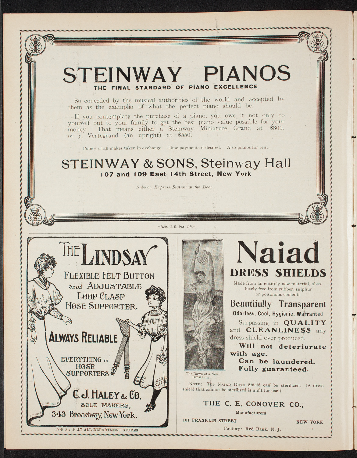 Musical Art Society of New York, December 19, 1907, program page 4