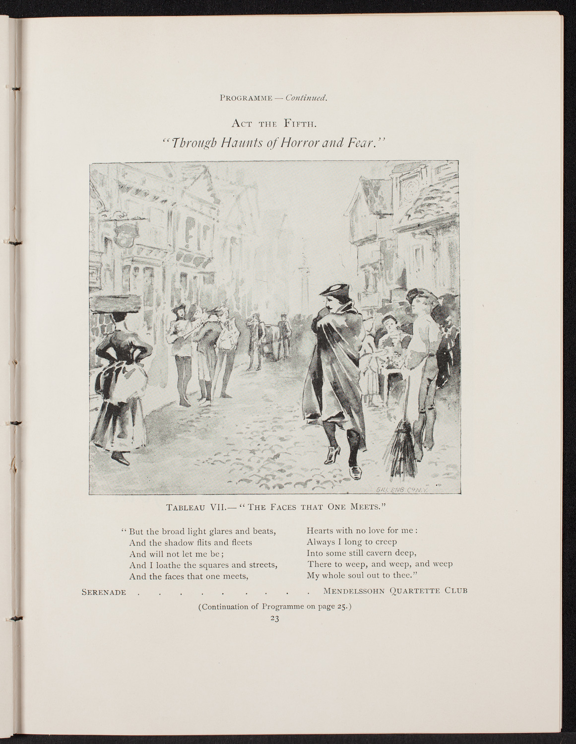 Tennyson's "Maud", April 23, 1892, program page 24