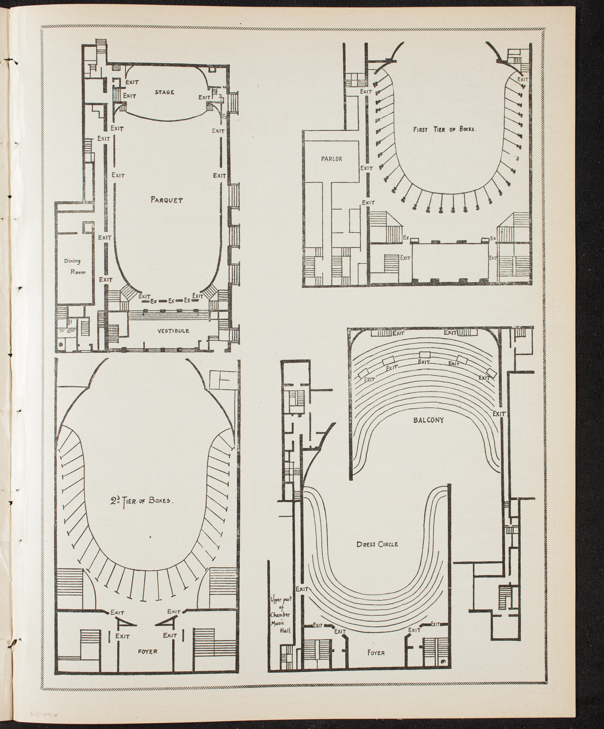 Richard Strauss with Pauline Strauss de Ahna and David Bispham, March 1, 1904, program page 11