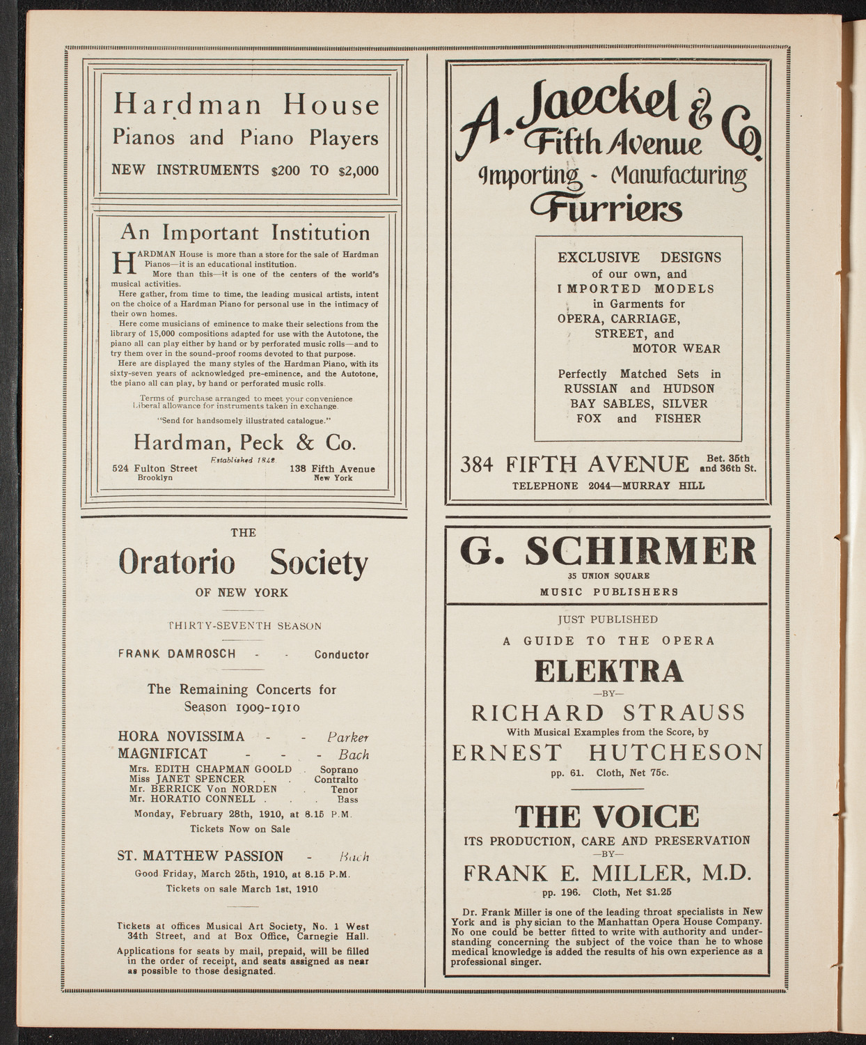Burton Holmes Travelogue: Norway, February 13, 1910, program page 8
